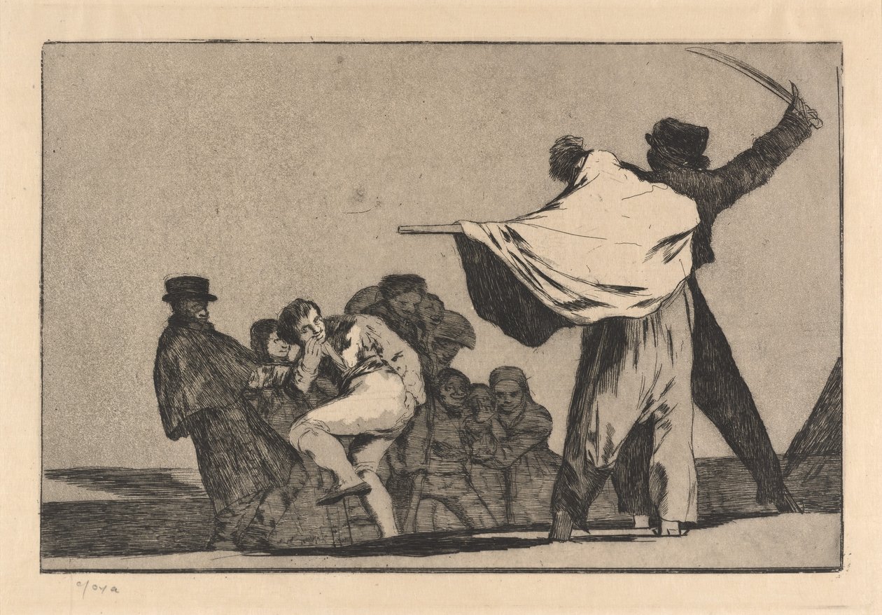 Uensartet conocido (velkendt dårskab) af Francisco de Goya