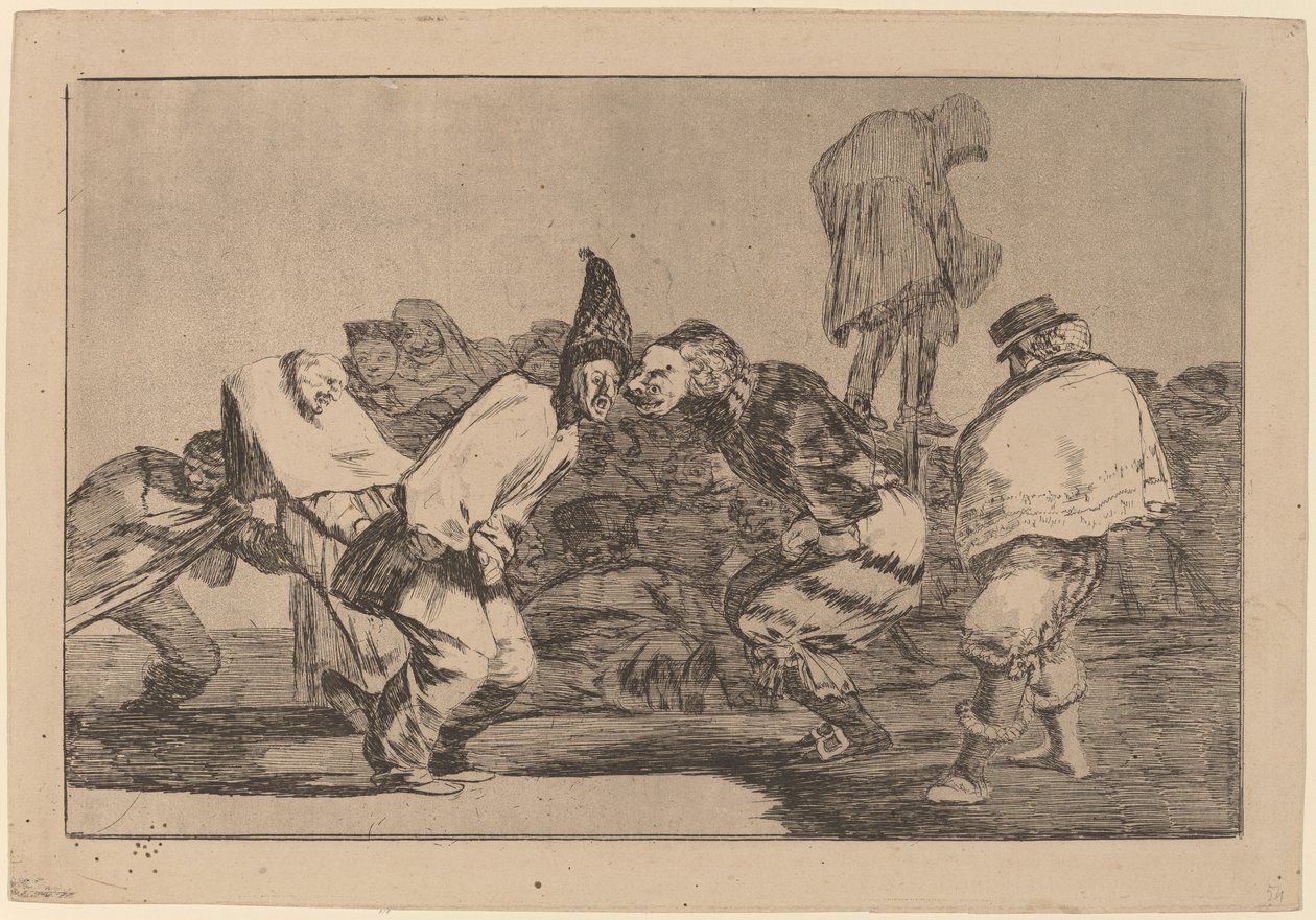 Disparate de Carnaval (Carnival Folly) af Francisco de Goya