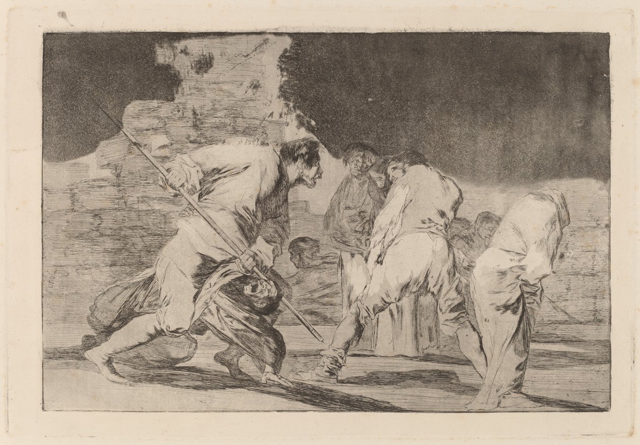 Disparate furioso (Furious Folly) af Francisco de Goya