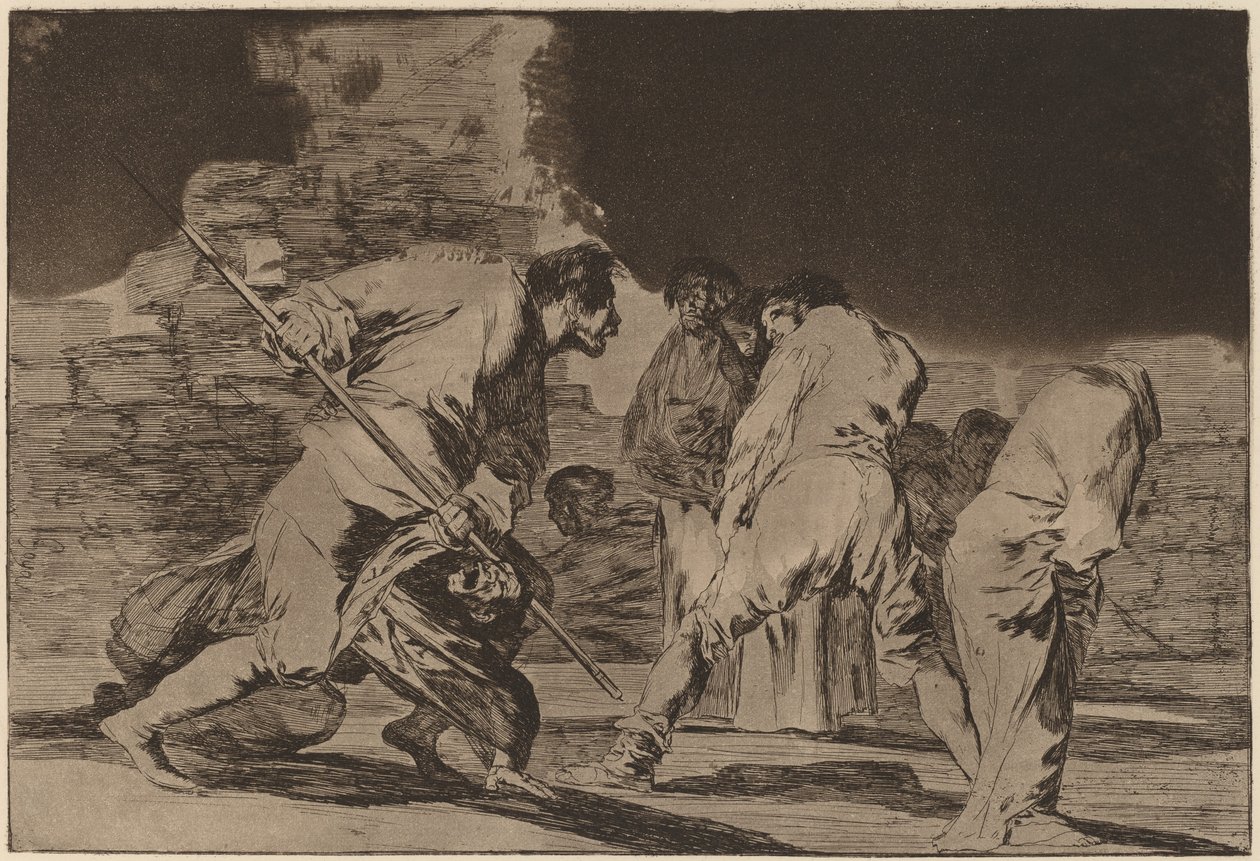 Disparate furioso (Furious Folly) af Francisco de Goya