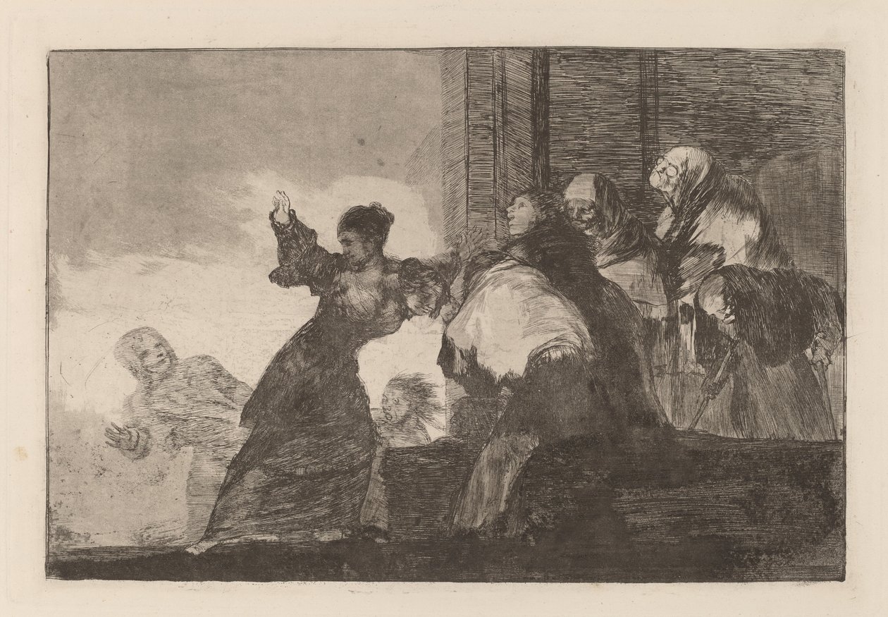 Uensartet pobre (stakkels dårskab) af Francisco de Goya