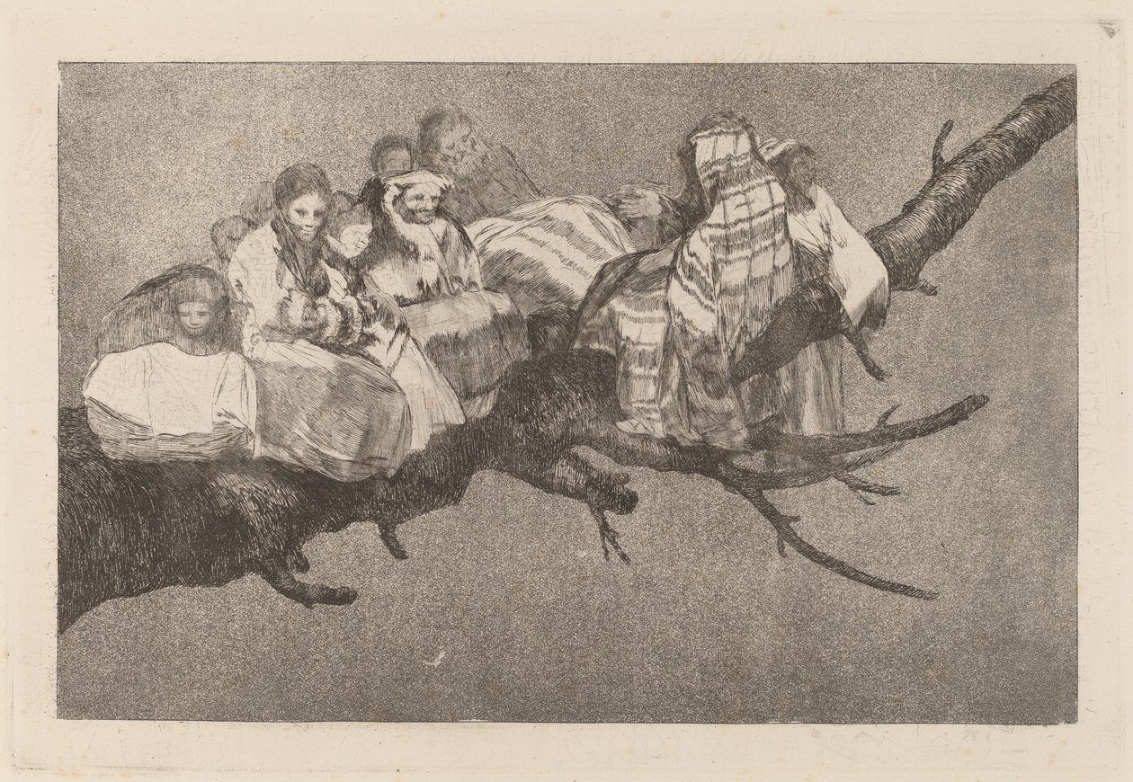 Disparate ridiculo (Latterlig dårskab) af Francisco de Goya