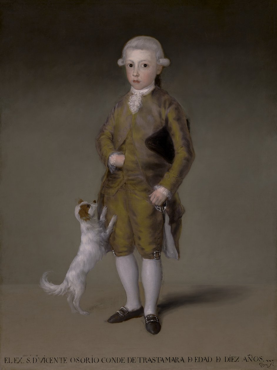 Don Vicente Isabel Osorio de Moscoso y Álvarez de Toledo, greve af Trastámara, ca. 1787-88 af Francisco de Goya