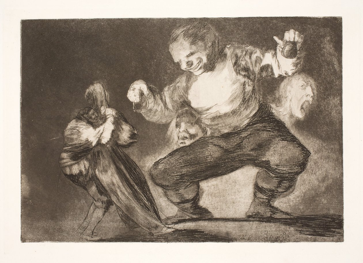 Fjol (Efter lasten kommer utugteren) af Francisco de Goya