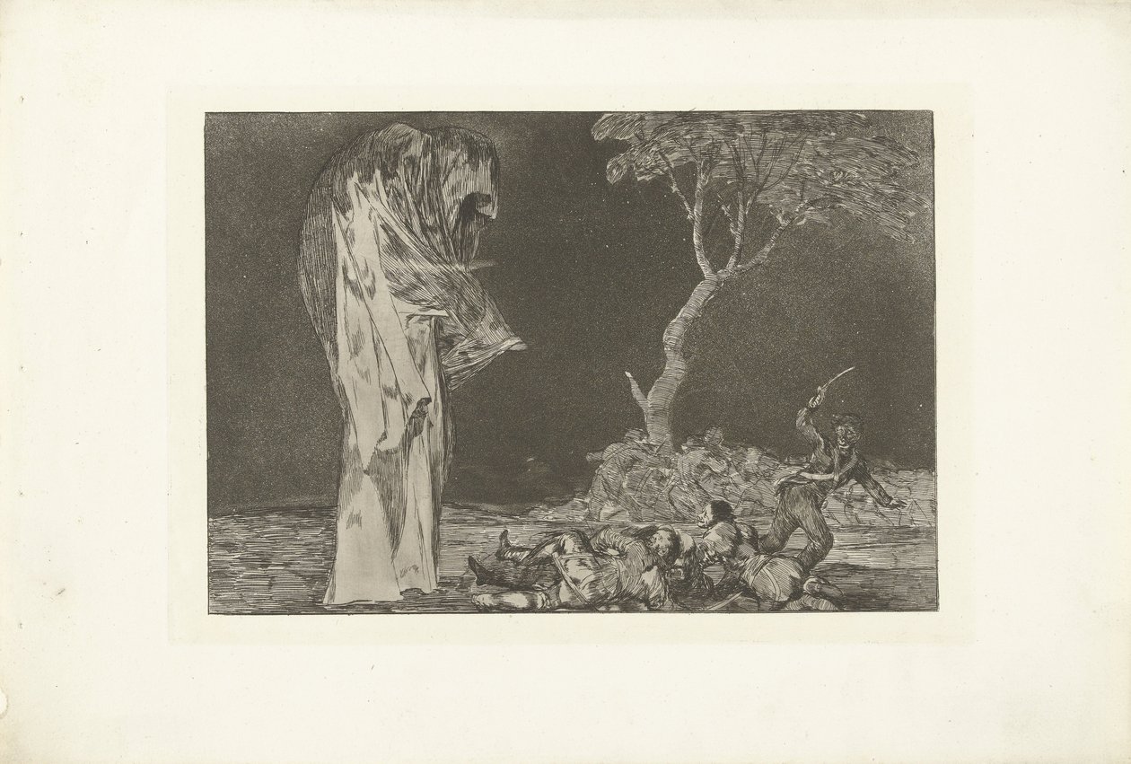 Frygtens tåbelighed Uensartet de miedo Los Disparates (The follies) (serietitel) Los Proverbios (Ordsprogene) (serietitel) af Francisco de Goya