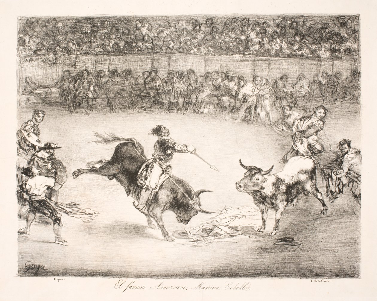 "Den berømte amerikaner, Mariano Ceballos" af Francisco de Goya