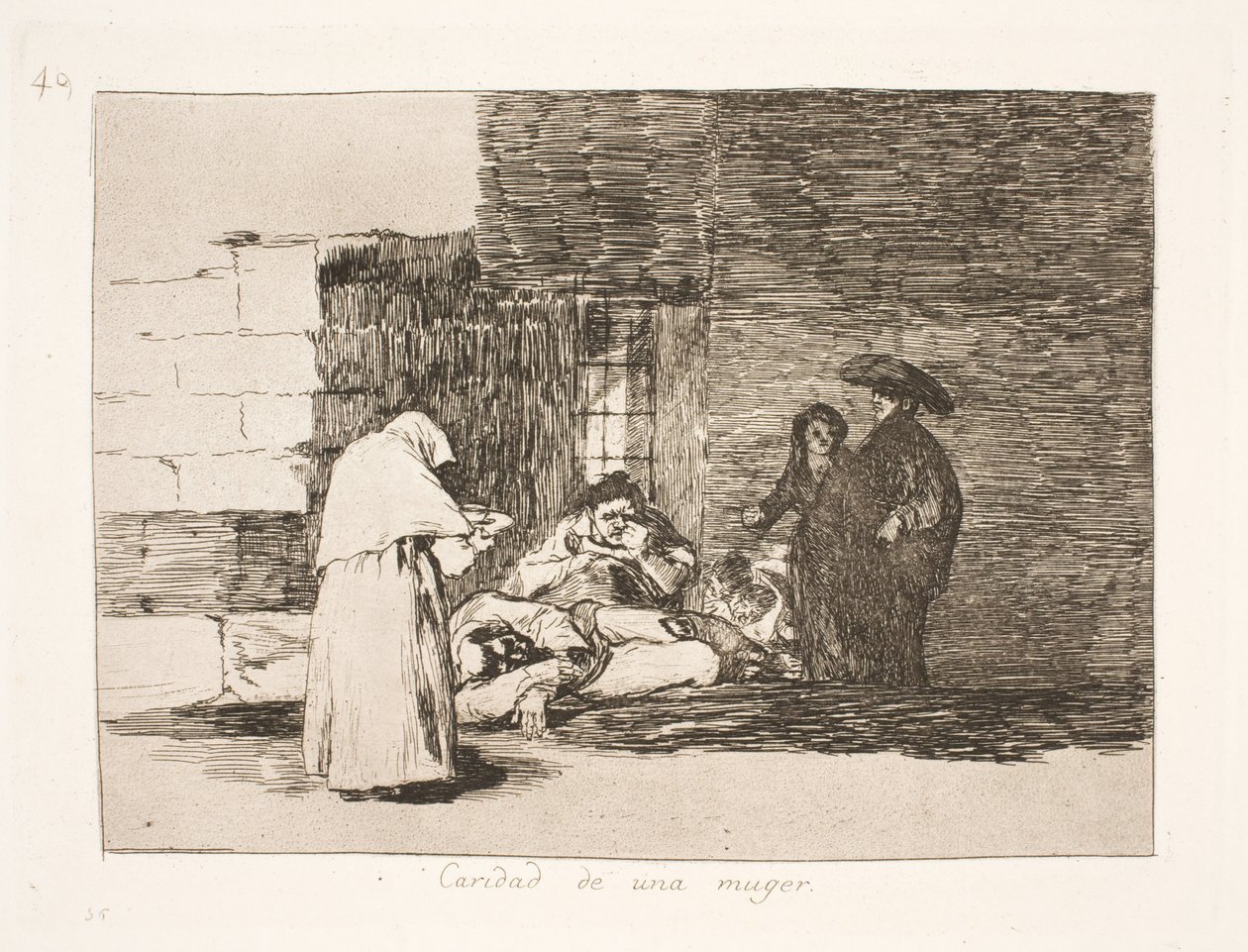 En Kvindes Barmhjertighed (49) af Francisco de Goya