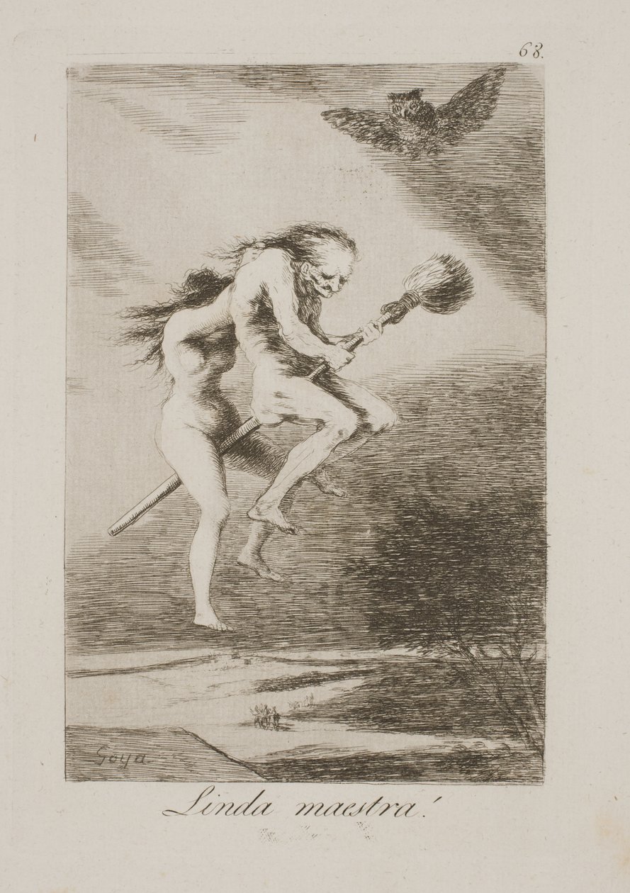 En køn lærermester af Francisco de Goya