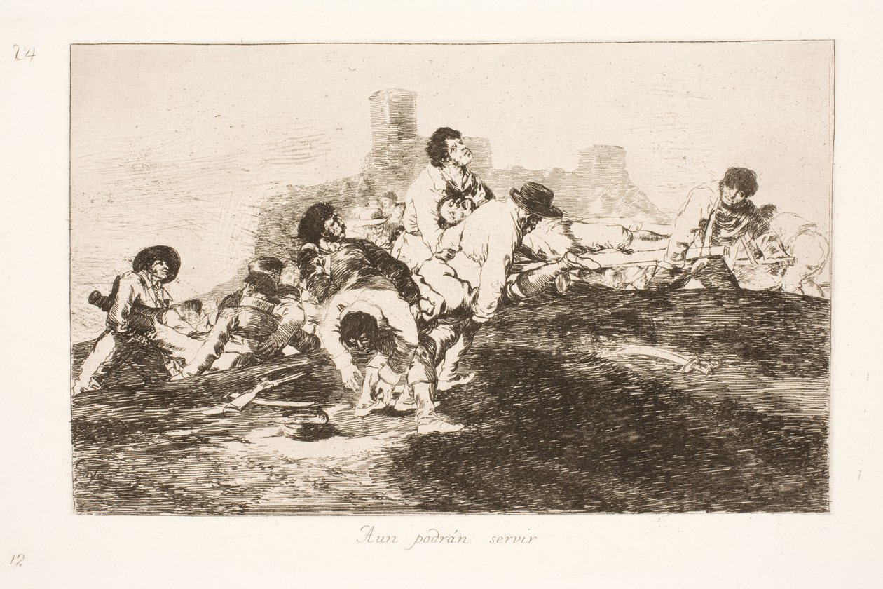 Endnu kan de gøre nytte (24) af Francisco de Goya