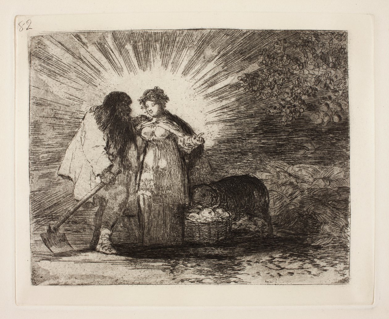 Dansk: The Disasters of War, plade nr. 82 af Francisco de Goya
