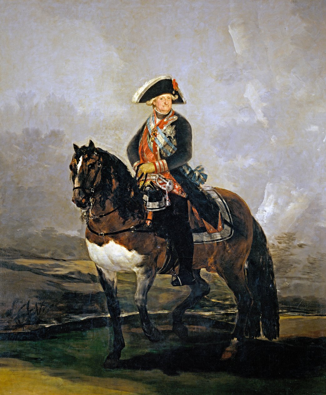 Rytterportræt af Charles IV af Spanien, 1801 af Francisco de Goya