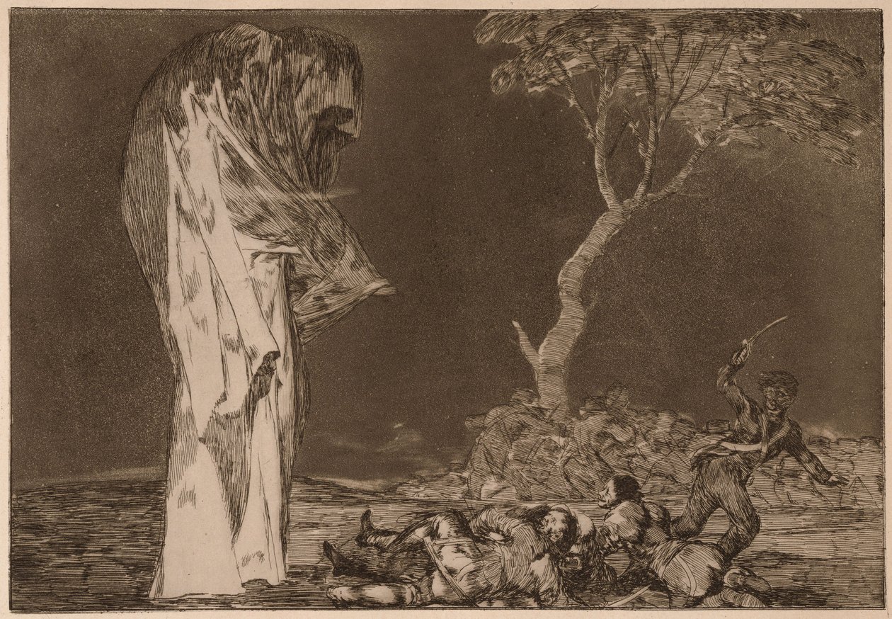 Frygtens dårskab, fra serien Los Disparates af Francisco de Goya