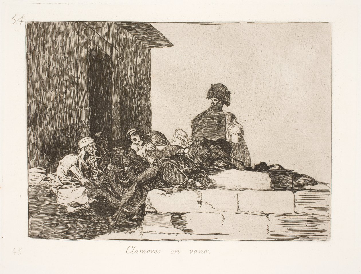 Forgæves Klage (54) af Francisco de Goya