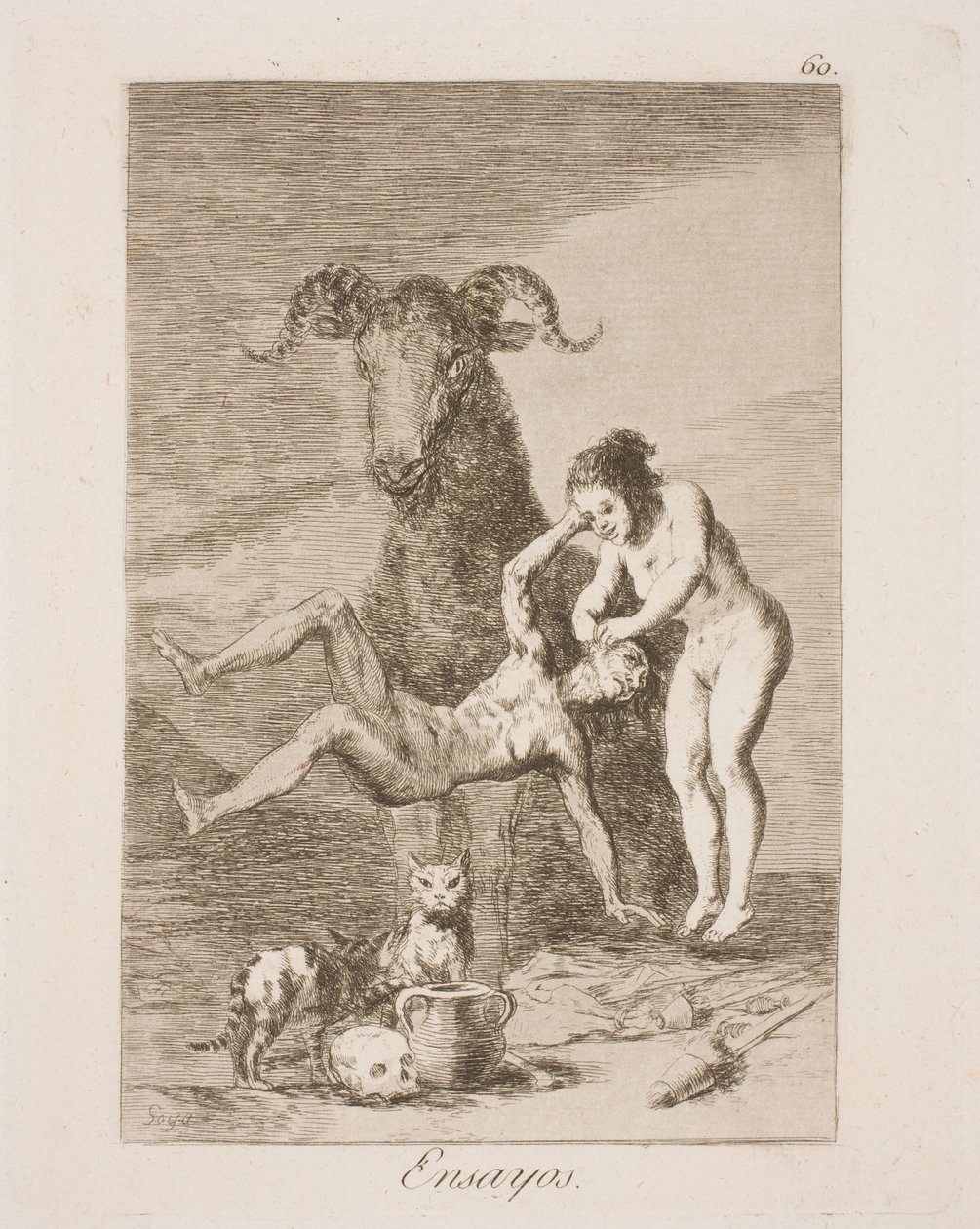 Forsøg af Francisco de Goya