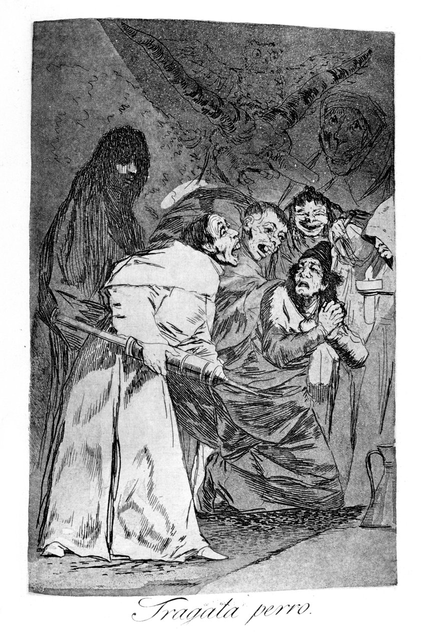 Fregathund, 1799 af Francisco de Goya
