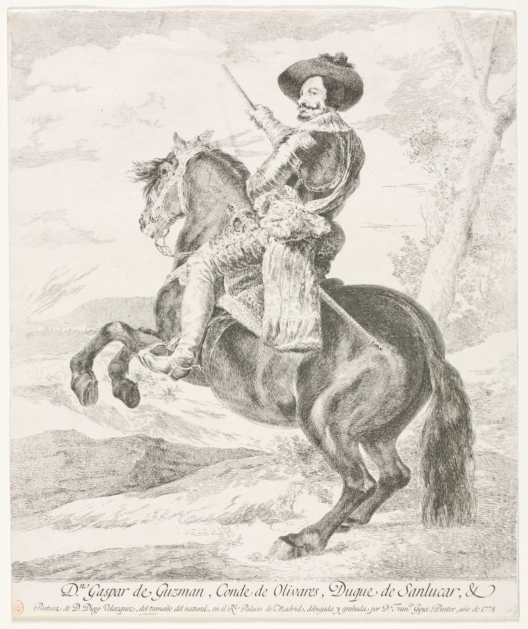 Gaspar de Guzman af Francisco de Goya