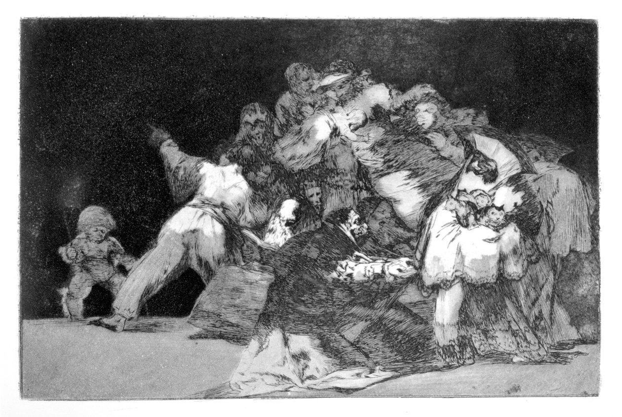 General Riddle, 1819-1823 af Francisco de Goya