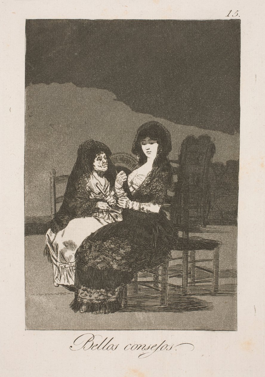 Gode råd af Francisco de Goya