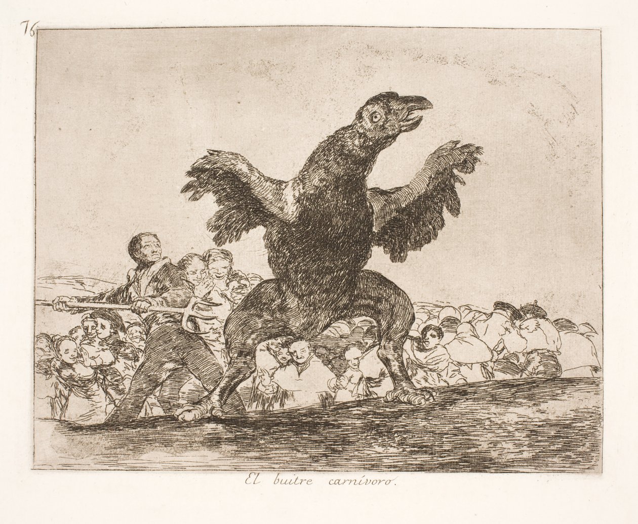 Gribben (76) af Francisco de Goya