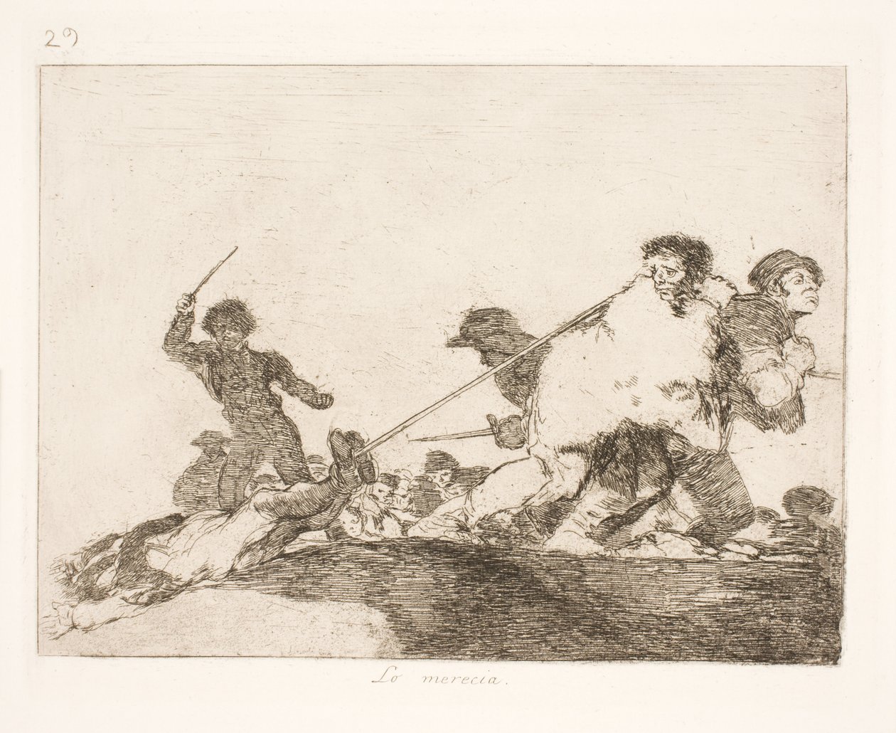 Han fortjente det (29) af Francisco de Goya