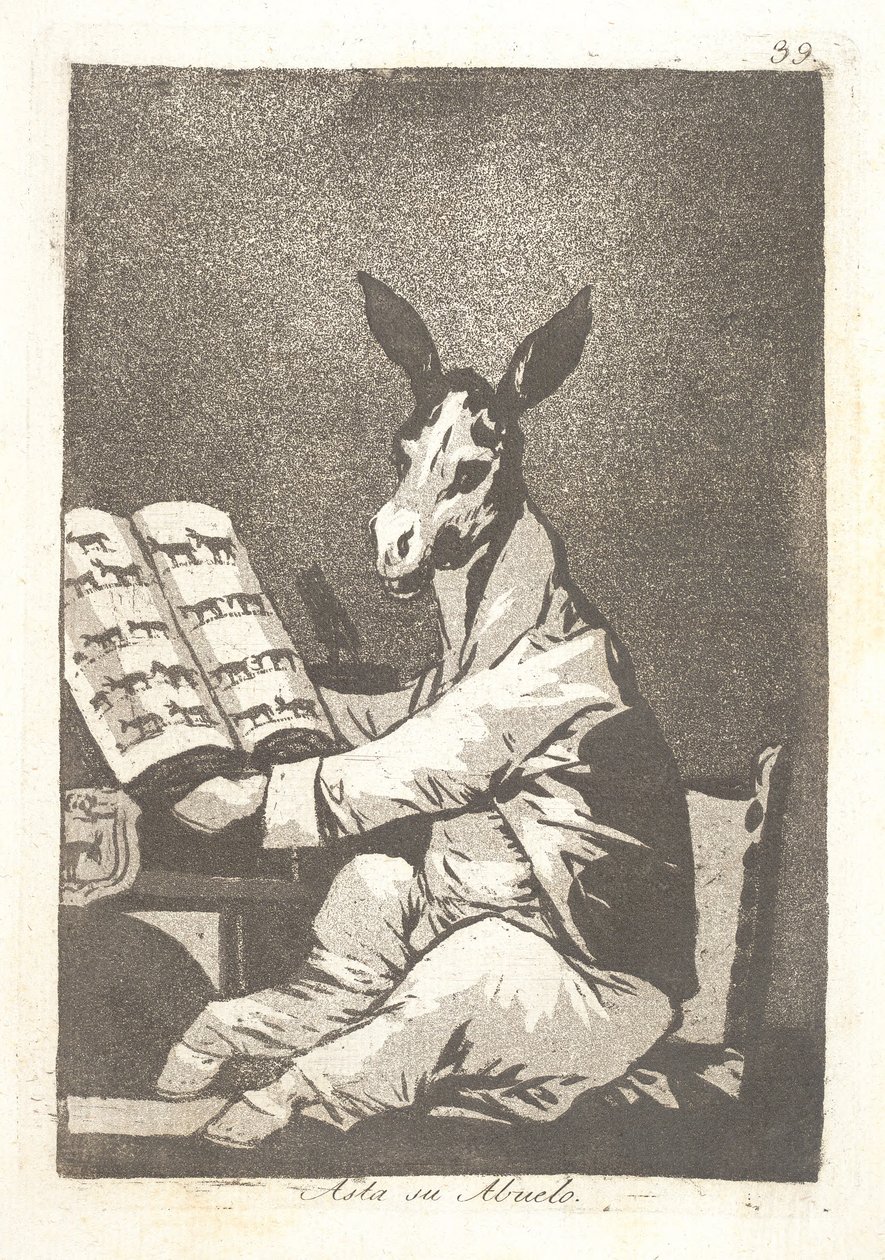 Hans forfædre af Francisco de Goya