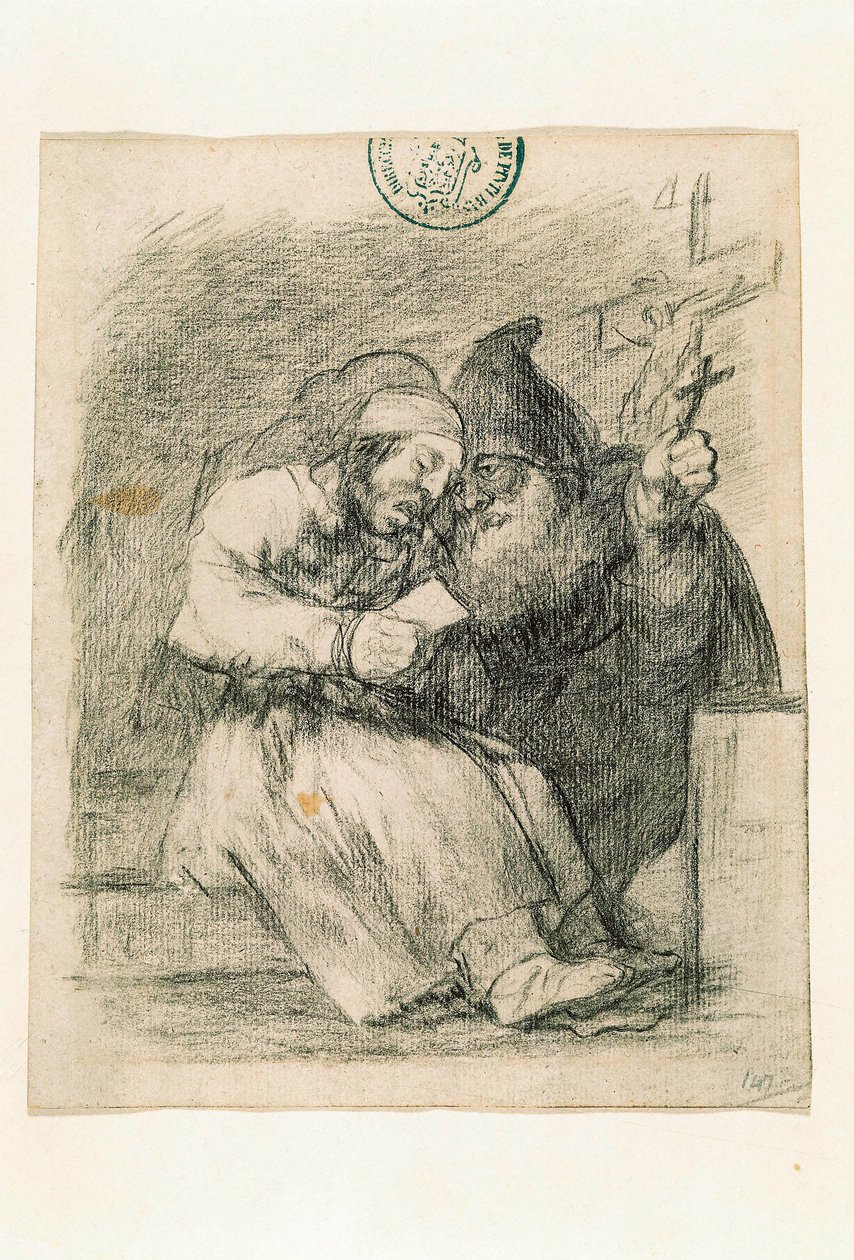 Han hjælper ham med at dø godt af Francisco de Goya
