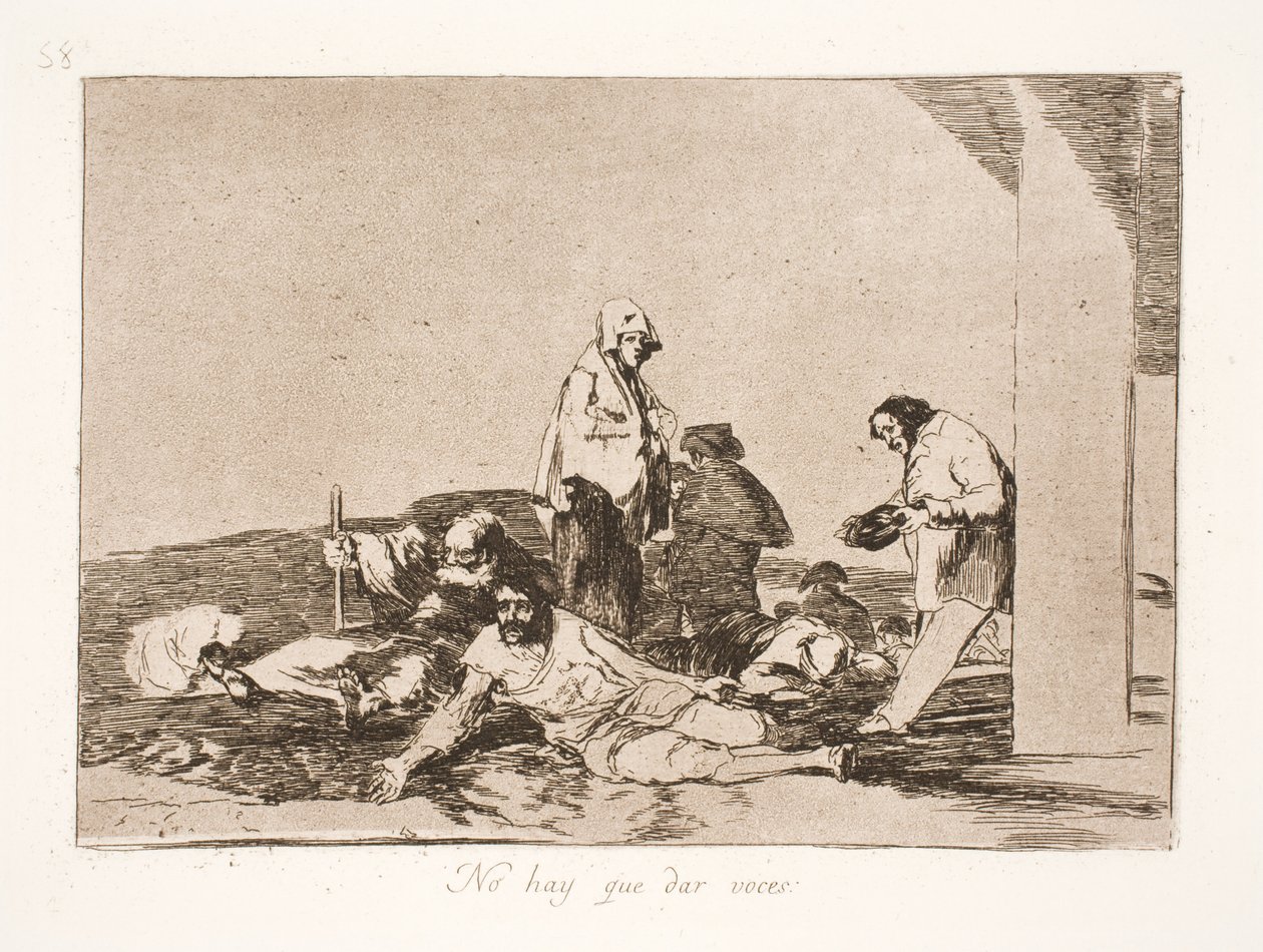 Hvad nytter det at klage (58) af Francisco de Goya