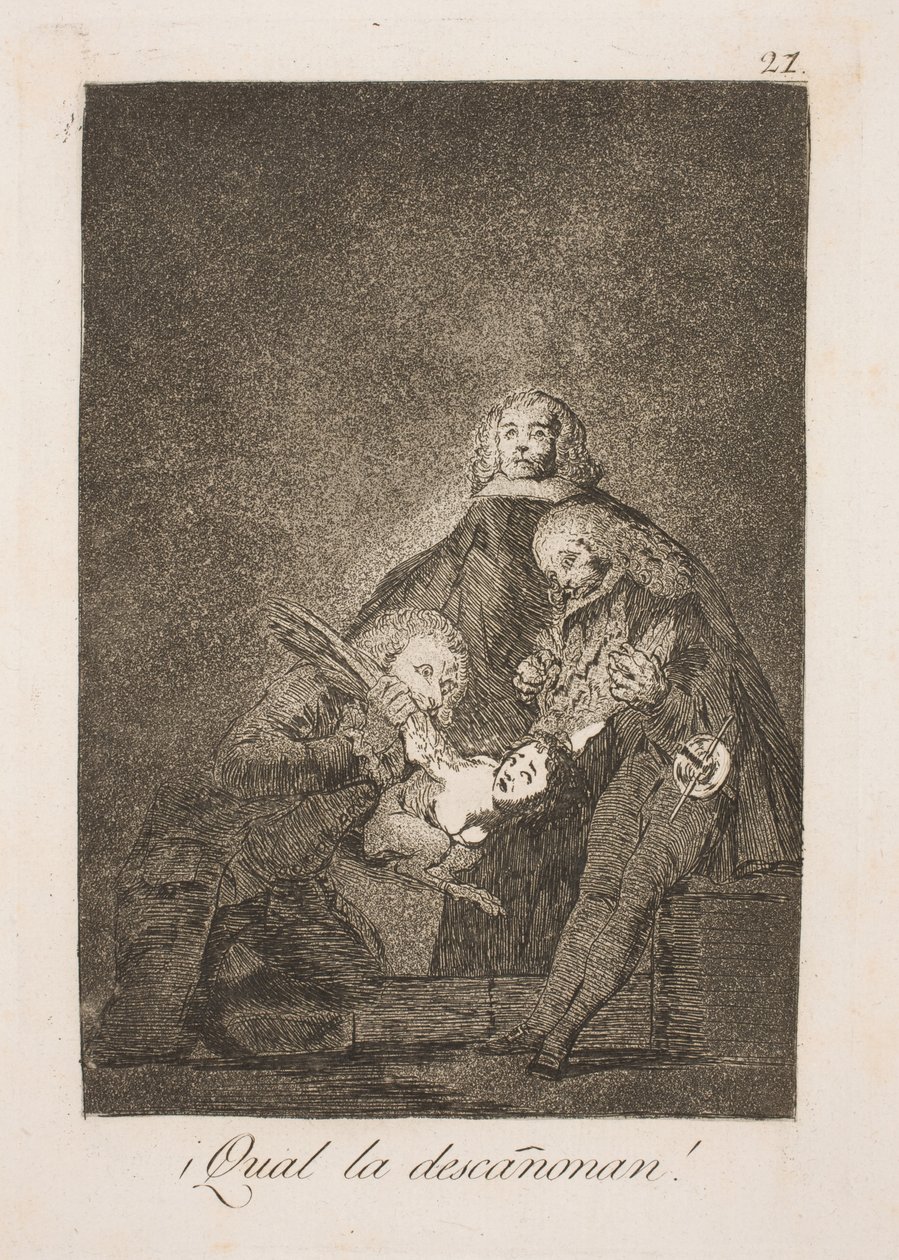 Hvor de plukker hende af Francisco de Goya