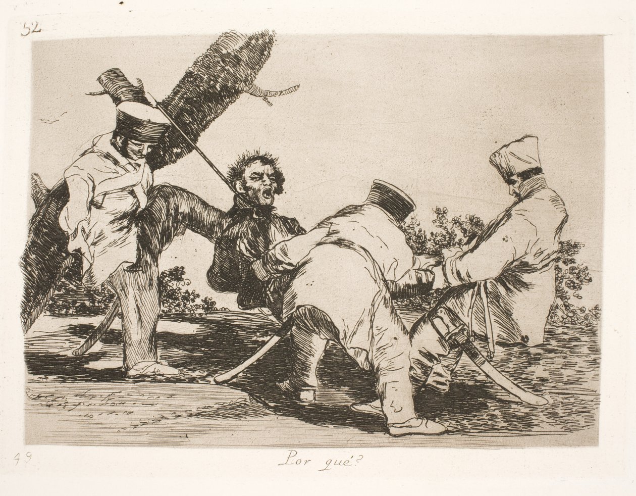 Hvorfor dog? (32) af Francisco de Goya