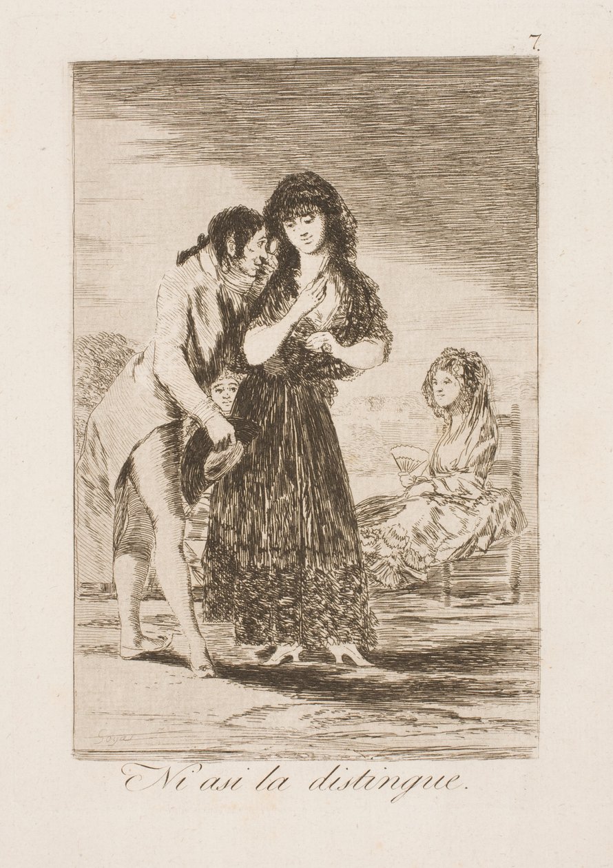 Ikke engang på denne måde kender han hende af Francisco de Goya