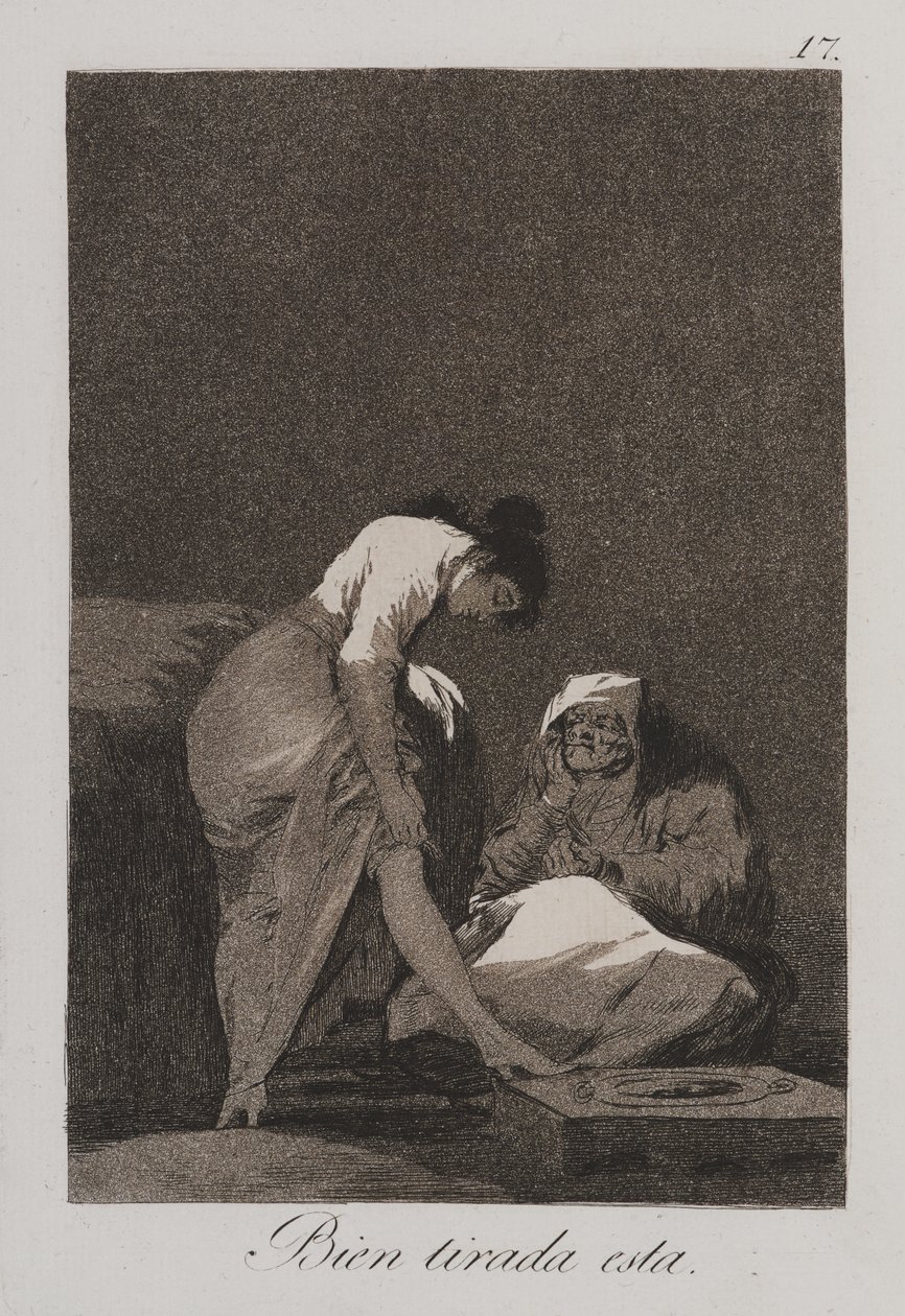 Den er pænt strakt af Francisco de Goya