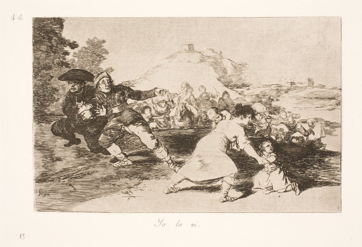 jeg så det af Francisco de Goya