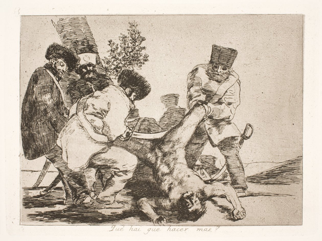 Kan man gøre mere? (33) af Francisco de Goya
