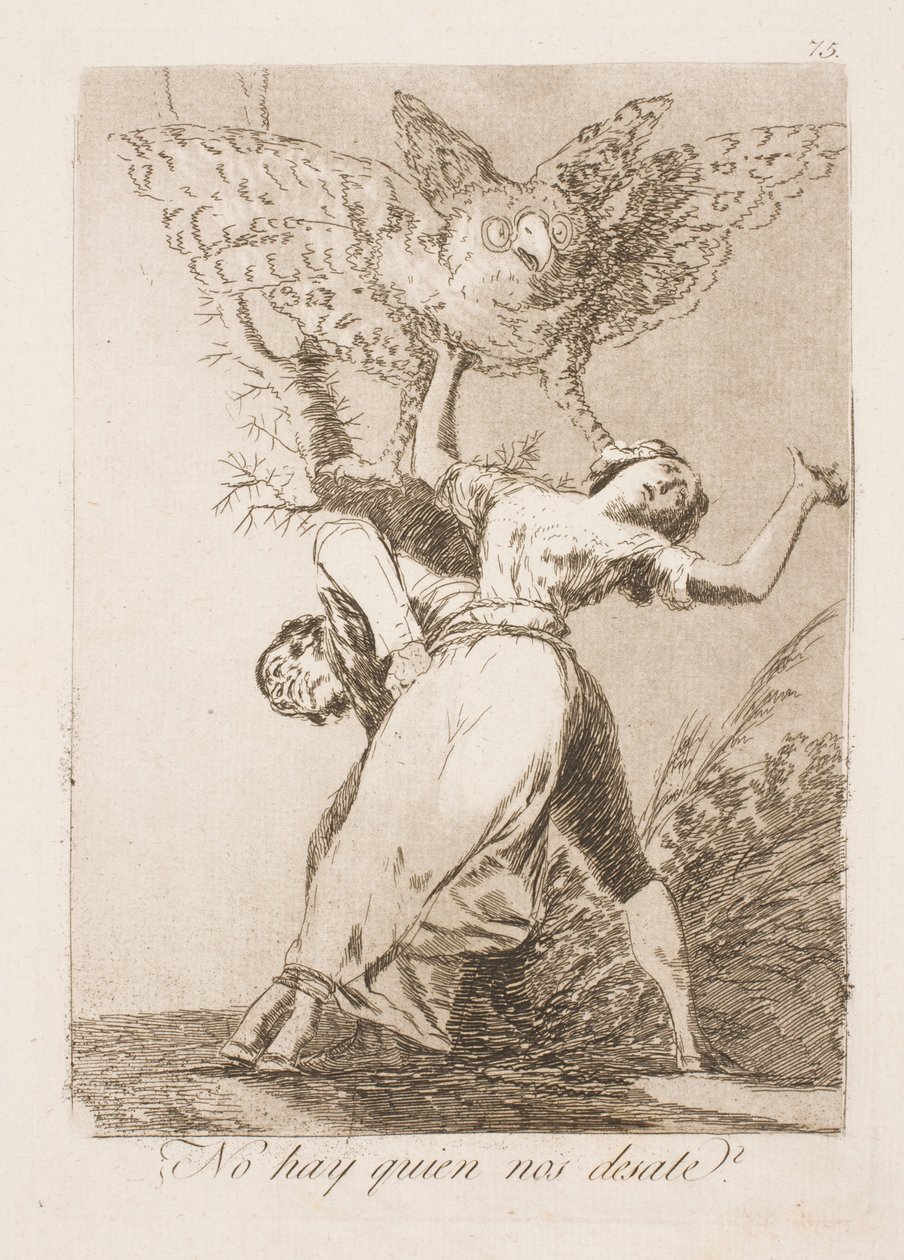 Kan vi da ikke blive skilt? af Francisco de Goya