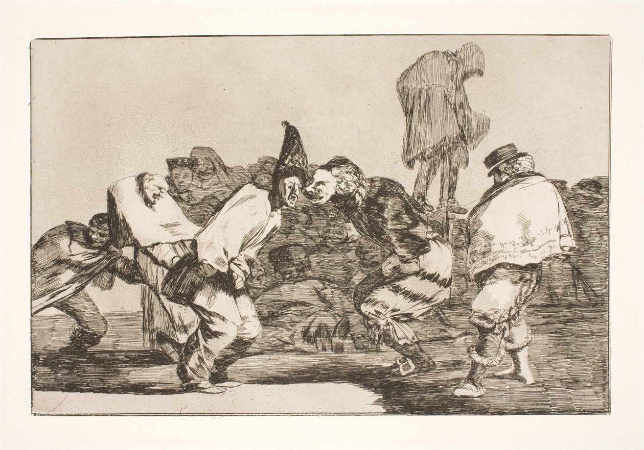 Karnevallets dårskab (Mor dig, karneval, for i morgen vil der være aske) af Francisco de Goya