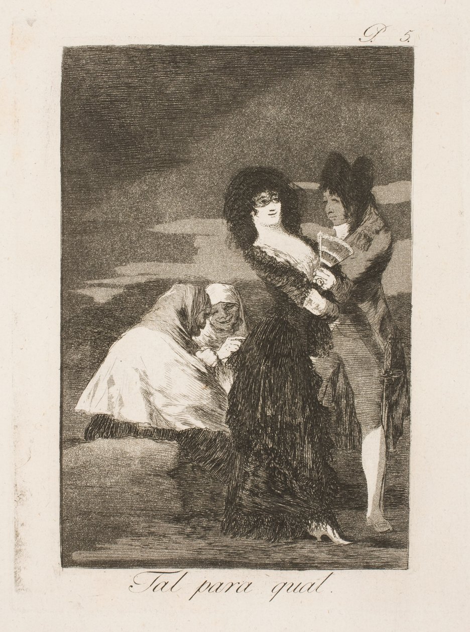 Krage søger mage af Francisco de Goya
