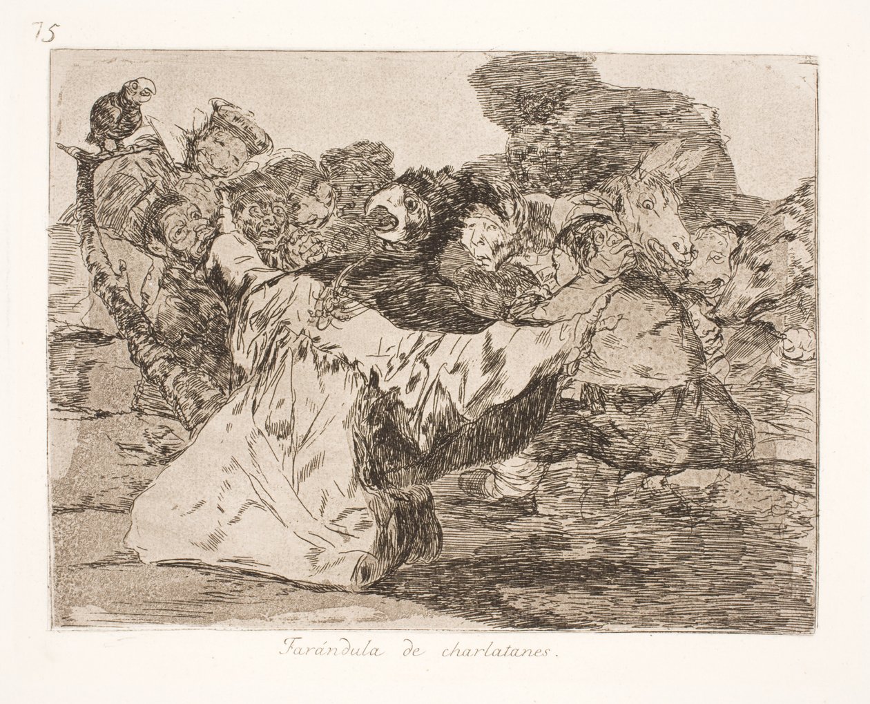 Quacks runddans (75) af Francisco de Goya
