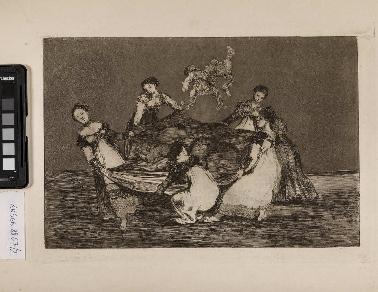 Kvindelig dårskab (Tungere end et æsel) af Francisco de Goya