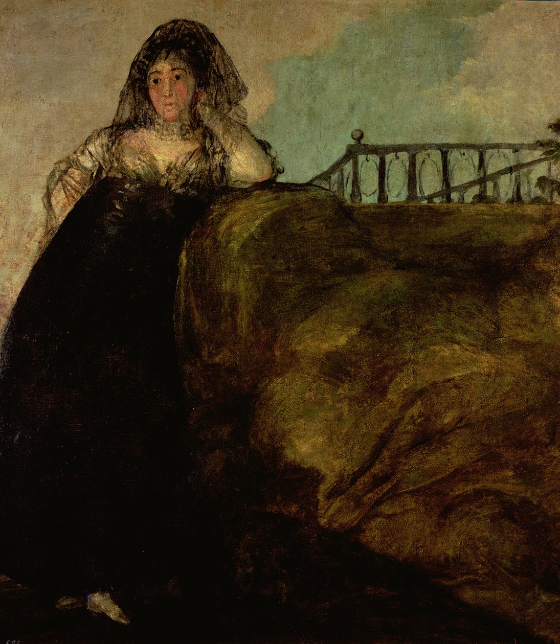 Leocadia Zorilla, kunstnerens husholderske, ca. 1821 af Francisco de Goya