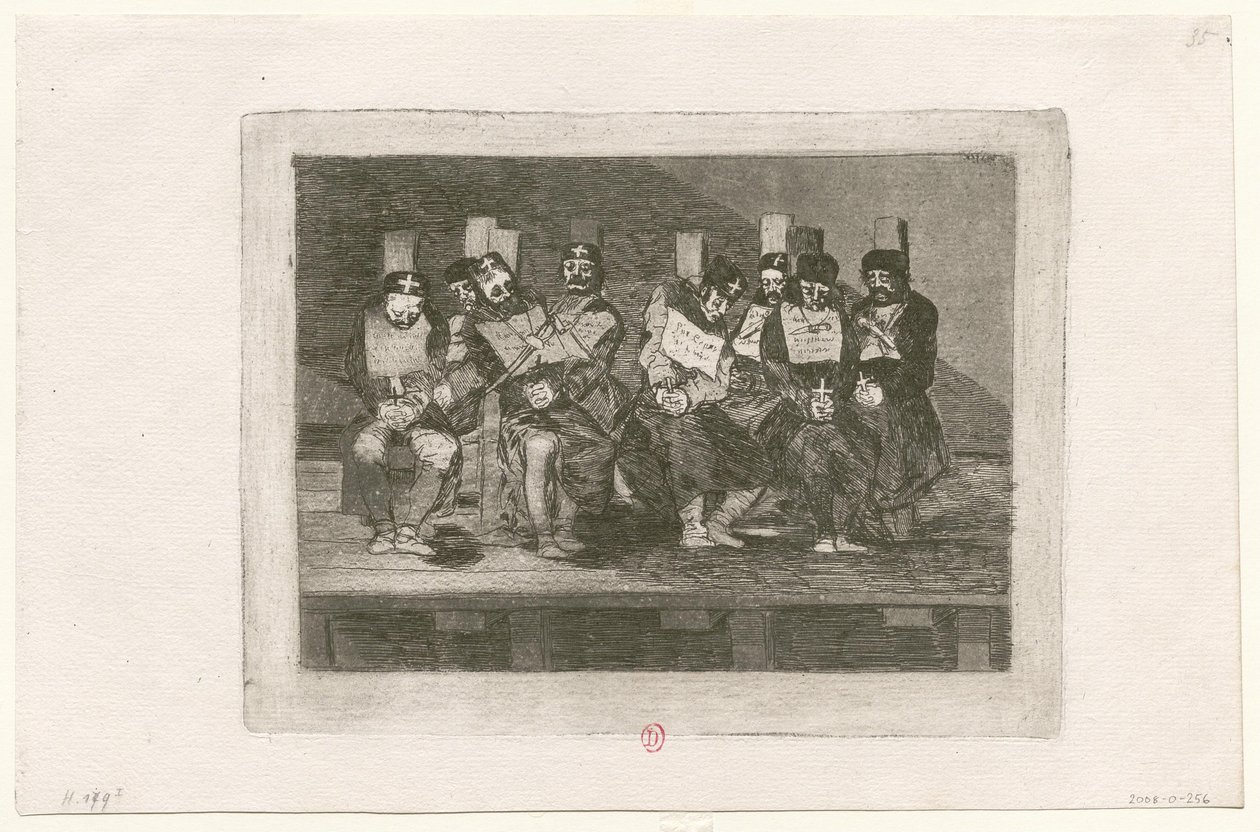 Krigens rædsler, tavle 35: Man kan ikke vide hvorfor af Francisco de Goya