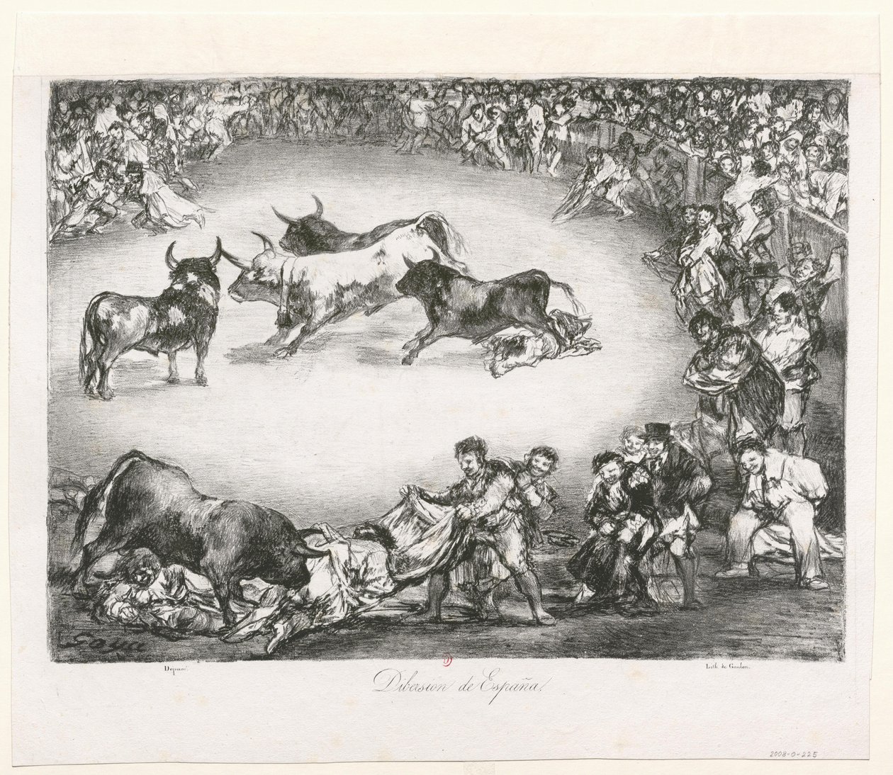 [Tyrene fra Bordeaux: Spansk underholdning] af Francisco de Goya