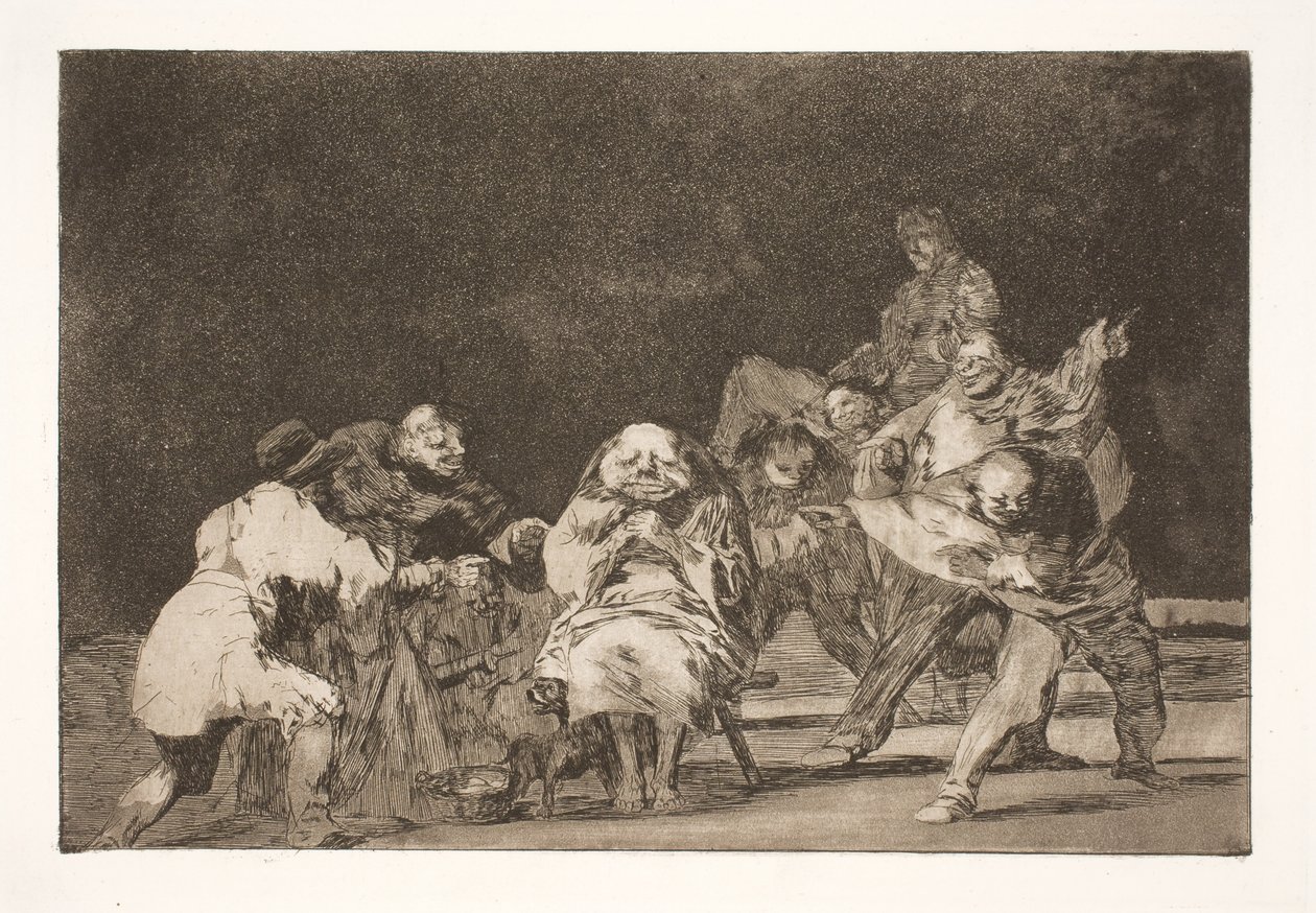 Loyalitet (Han, som ikke kan lide dig, vil defamere dig gennem gæk) af Francisco de Goya