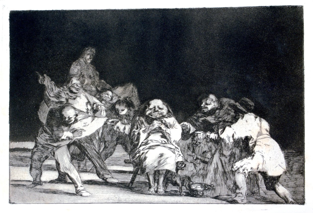 Loyalitet, 1819-1823 af Francisco de Goya