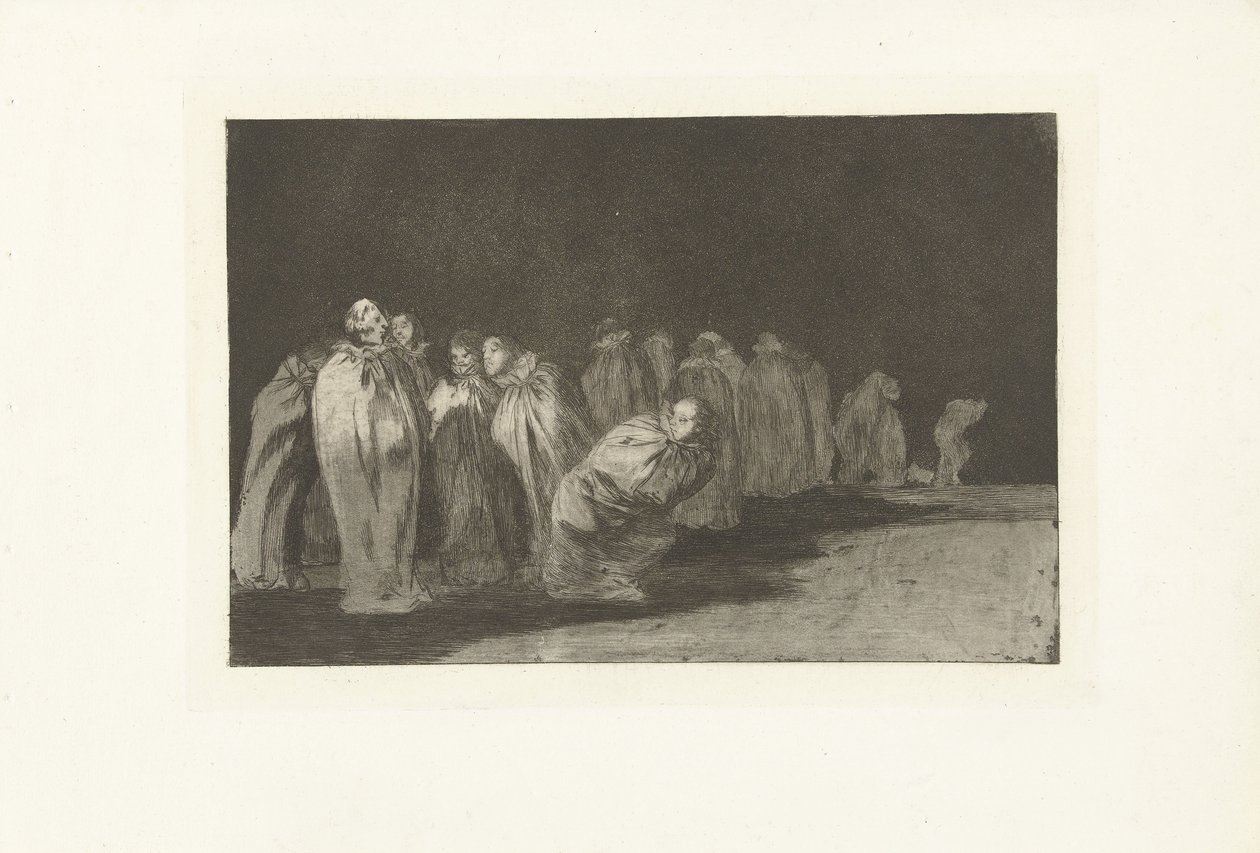 Mænd i lommer Los Ensacados Los Disparates (The follies) (serietitel) Los Proverbios (Ordsprogene) (serietitel) af Francisco de Goya