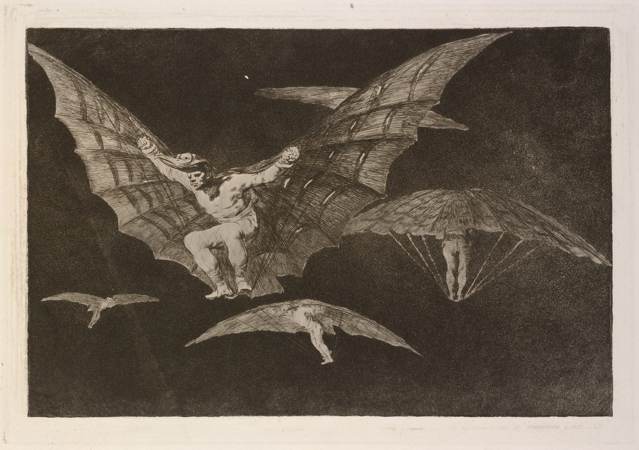Modo de volar (En måde at flyve på) af Francisco de Goya