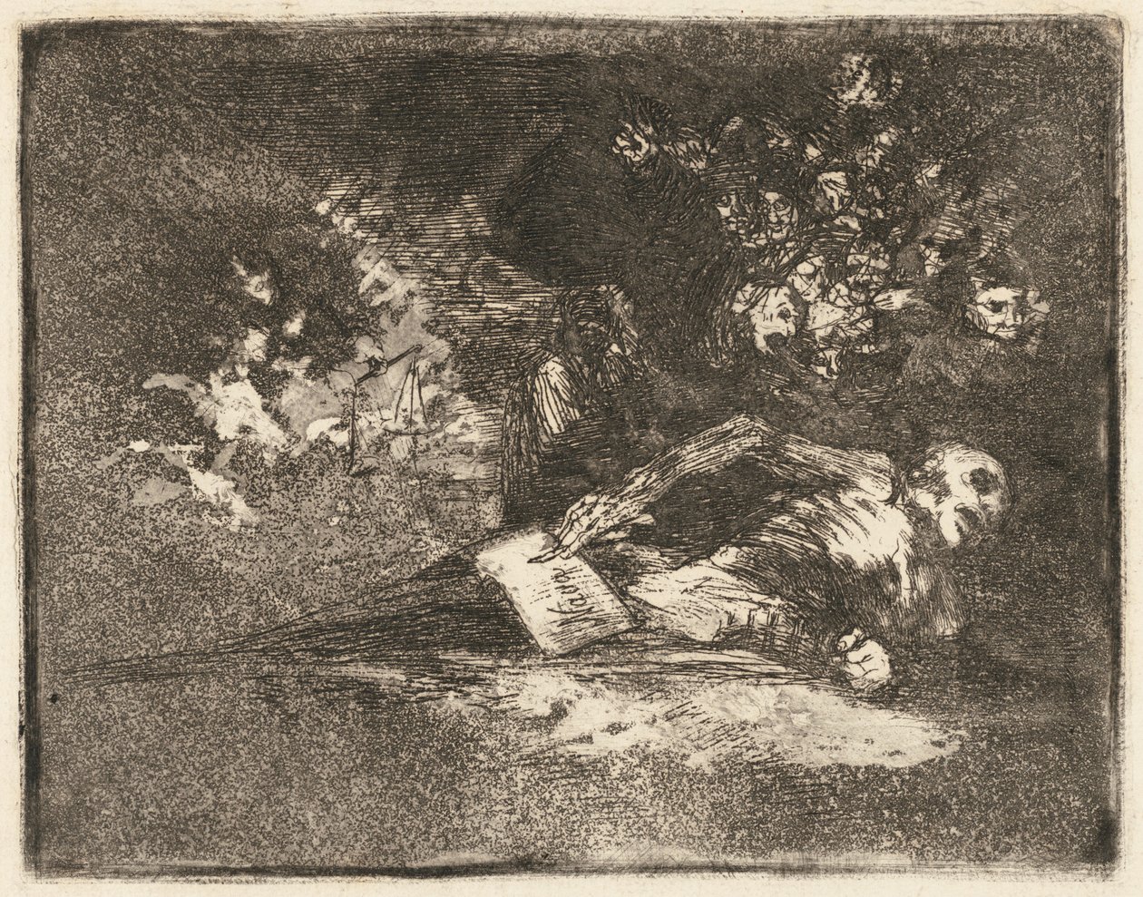 Nada (Intet) af Francisco de Goya