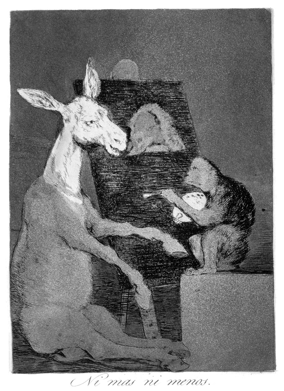 Hverken mere eller mindre, 1799 af Francisco de Goya