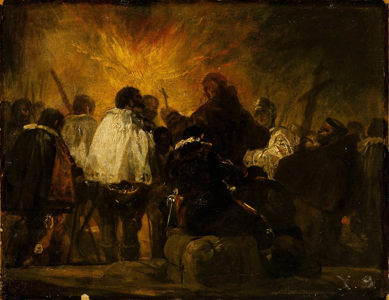 Inkvisitionens nat af Francisco de Goya
