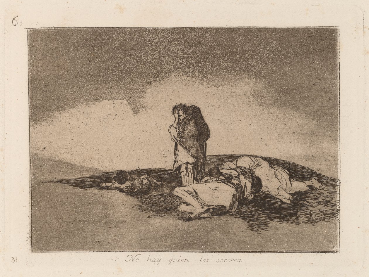 No Hay Quien Los Socorra (Ingen kan hjælpe dem) af Francisco de Goya