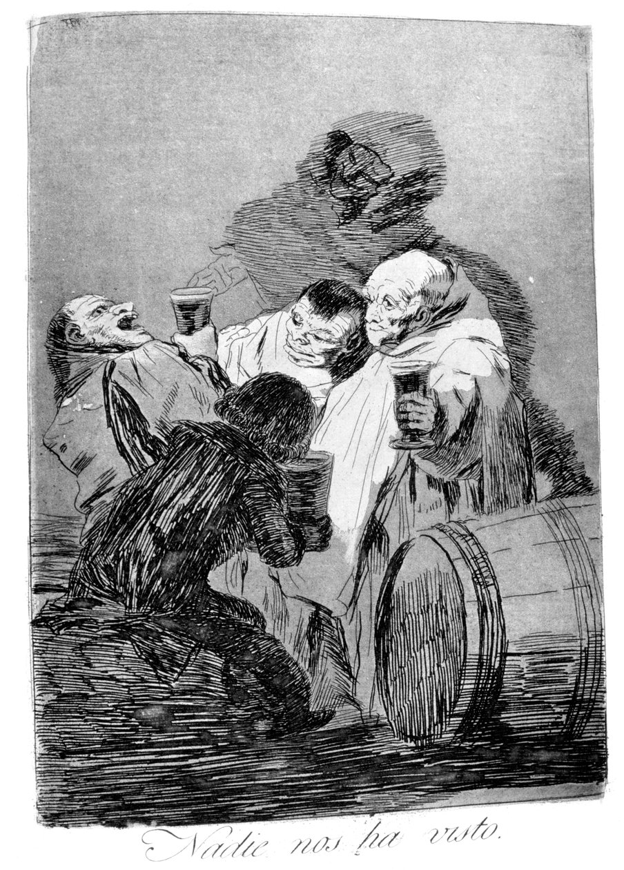 Ingen har set os, 1799 af Francisco de Goya